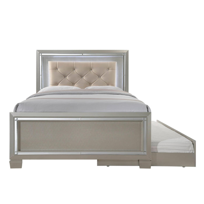 Platinum Youth Full Platform Bed w/ Trundle image