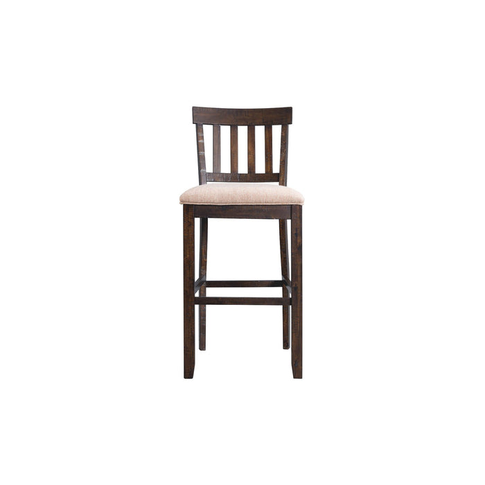 Stone 30" Slat Back Bar Stool Set of 2