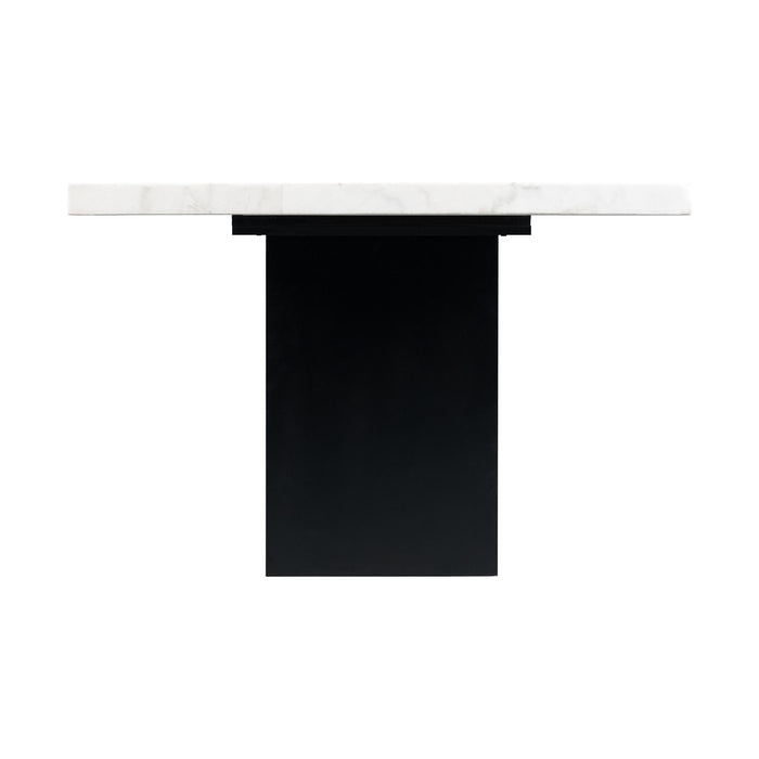 Valentino White Marble Standard Height Dining Table