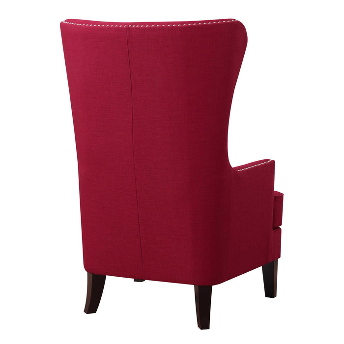 Kori Accent Chair in Berry