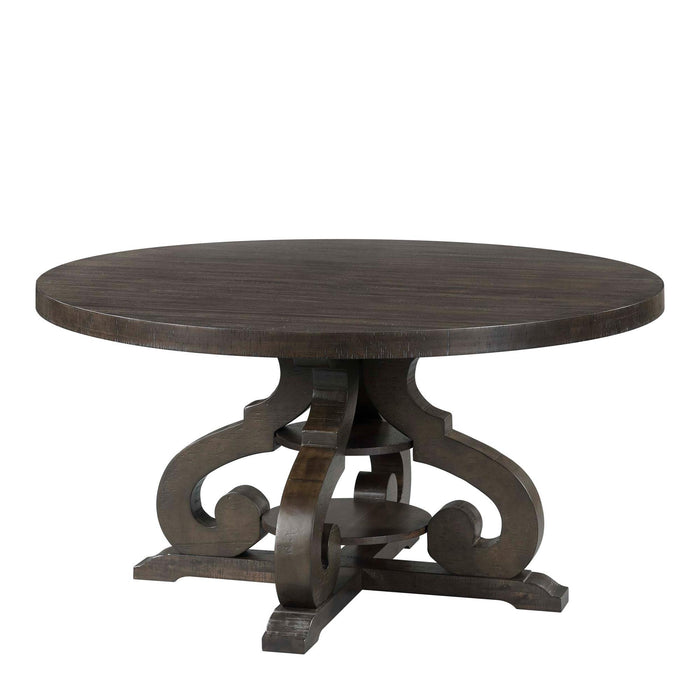 Stone Round 7PC Dining Set-Round Table & 6 Chairs - Sweet Furniture (Columbus, Ohio)