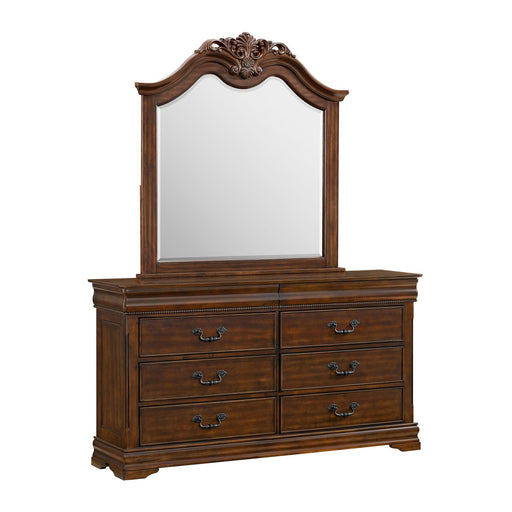 Northridge Dresser & Mirror Set in Cherry - Sweet Furniture (Columbus, Ohio)