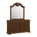 Northridge Dresser & Mirror Set in Cherry - Sweet Furniture (Columbus, Ohio)