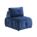 Nahla Modular Chair in Marine Dark Blue - Sweet Furniture (Columbus, Ohio)