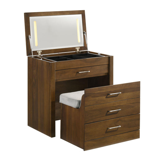 Malibu Dressing Table in Walnut - Sweet Furniture (Columbus, Ohio)