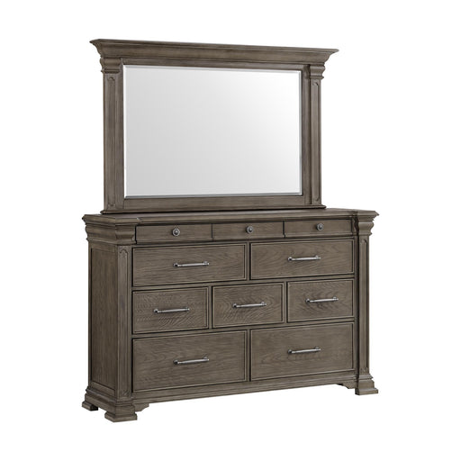 Kings Court Dresser & Mirror in Grey - Sweet Furniture (Columbus, Ohio)
