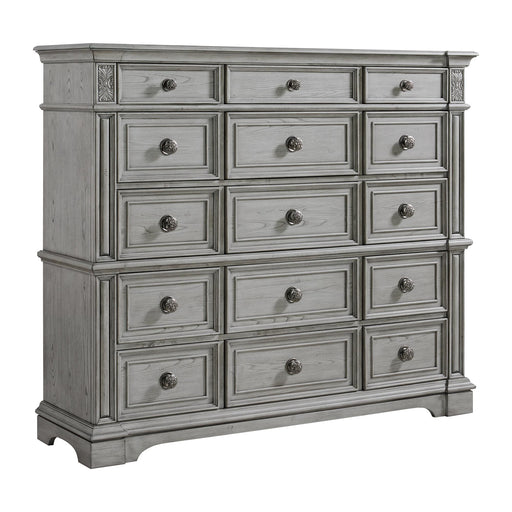 Glenmore 15-Drawer Mansion Chest in Aged Grey - Sweet Furniture (Columbus, Ohio)