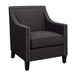 Erica 497 Chair W/Chrome Nails Heirloom Charcoal (ISTA 3) - Sweet Furniture (Columbus, Ohio)