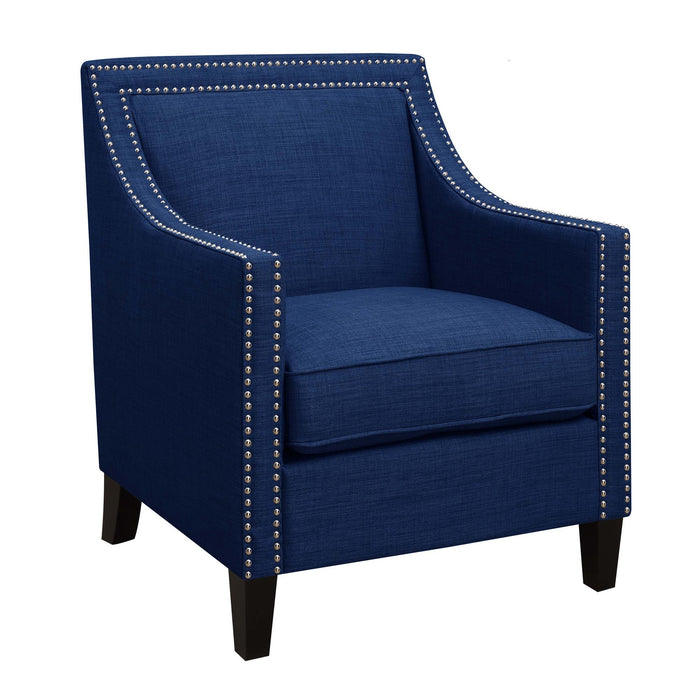 Erica 497 Chair W/Chrome Nails Heirloom Blue (ISTA 3) - Sweet Furniture (Columbus, Ohio)