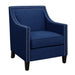 Erica 497 Chair W/Chrome Nails Heirloom Blue (ISTA 3) - Sweet Furniture (Columbus, Ohio)