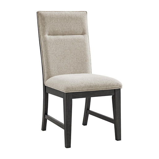 Axel Dining Chair with Light Grey Fabric in Espresso (2 Per Carton) - Sweet Furniture (Columbus, Ohio)