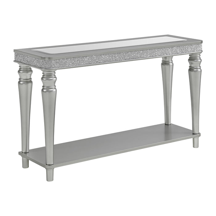 Avril Sofa Table in Silver - Sweet Furniture (Columbus, Ohio)