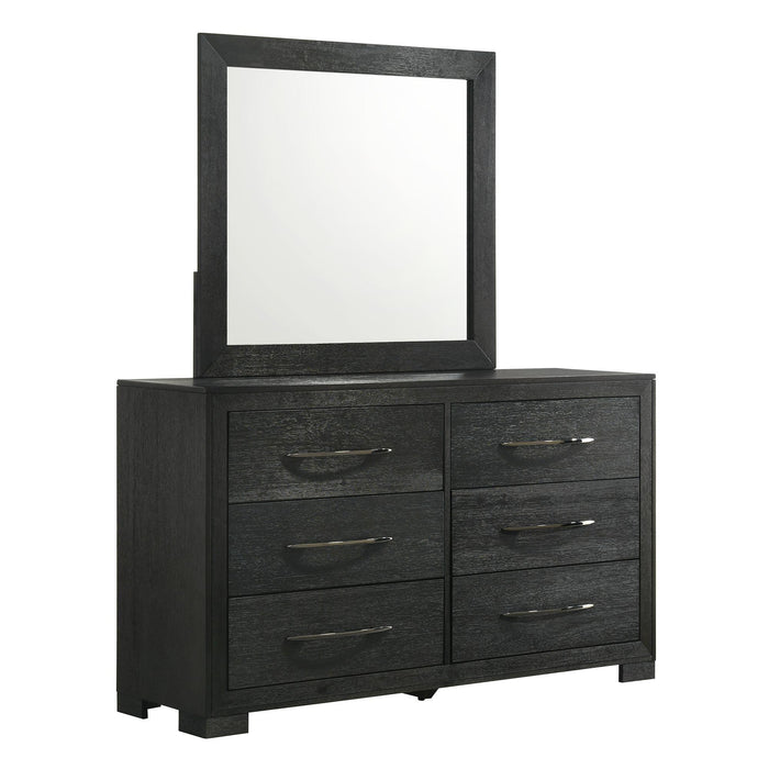 Allan Dresser & Mirror Set in Black - Sweet Furniture (Columbus, Ohio)