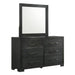 Allan Dresser & Mirror Set in Black - Sweet Furniture (Columbus, Ohio)