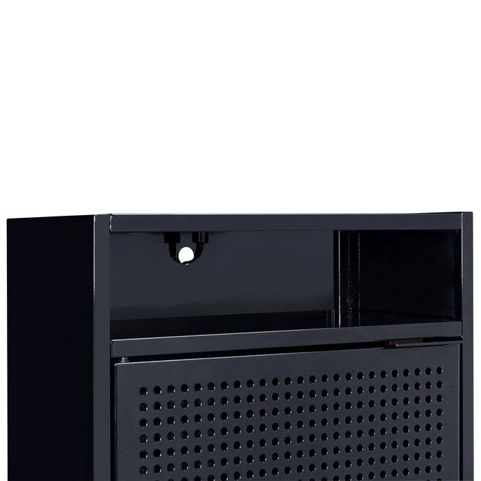 Ember Nightstand (C-1094) BLACK NIGHTSTAND W/ USB