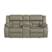 Engage Motion Loveseat with Console in Corral Grey - Sweet Furniture (Columbus, Ohio)