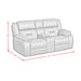 Engage Motion Loveseat with Console in Corral Grey - Sweet Furniture (Columbus, Ohio)