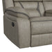 Engage Motion Loveseat with Console in Corral Grey - Sweet Furniture (Columbus, Ohio)