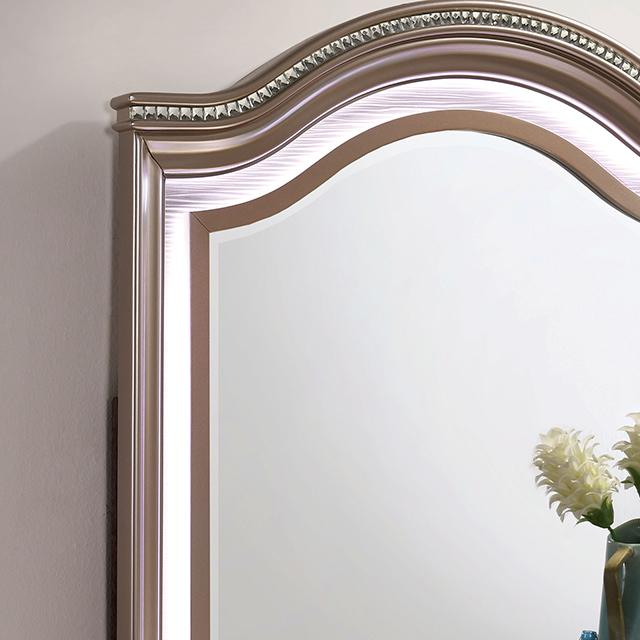 ALLIE Mirror Beige & Rose Gold