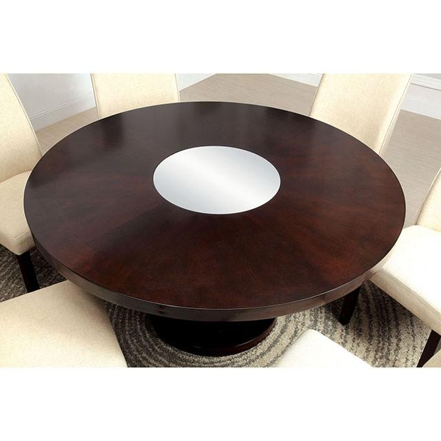 Cimma Espresso Round Dining Table - Sweet Furniture (Columbus, Ohio)