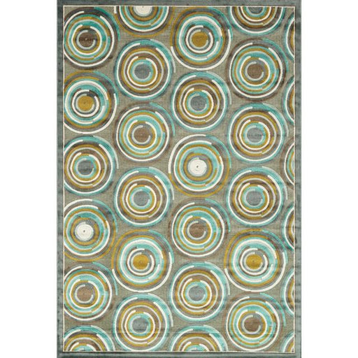 Atlas Rug Gray/ Aqua - Sweet Furniture (Columbus, Ohio)