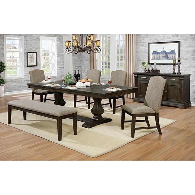 Faulk Espresso Dining Table - Sweet Furniture (Columbus, Ohio)
