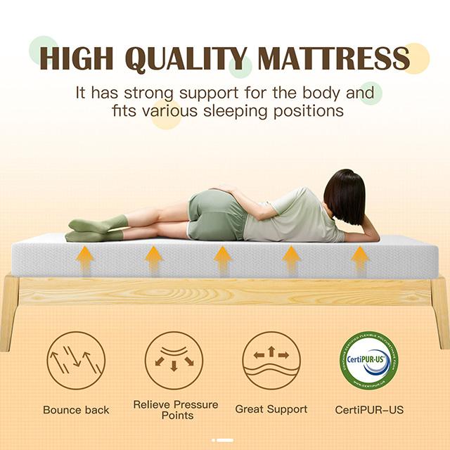 Forsythia 8" Queen Green Tea Gel Memory Foam - Sweet Furniture (Columbus, Ohio)