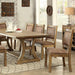 GIANNA Rustic Pine 96" Dining Table - Sweet Furniture (Columbus, Ohio)