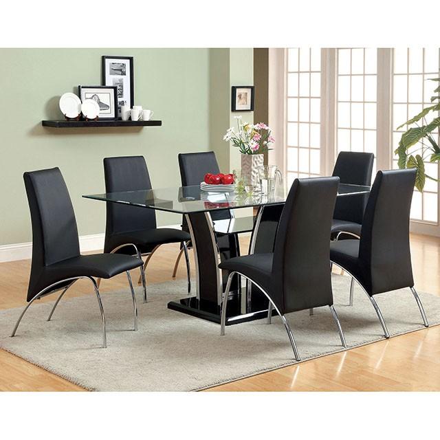 Glenview Black Dining Table - Sweet Furniture (Columbus, Ohio)