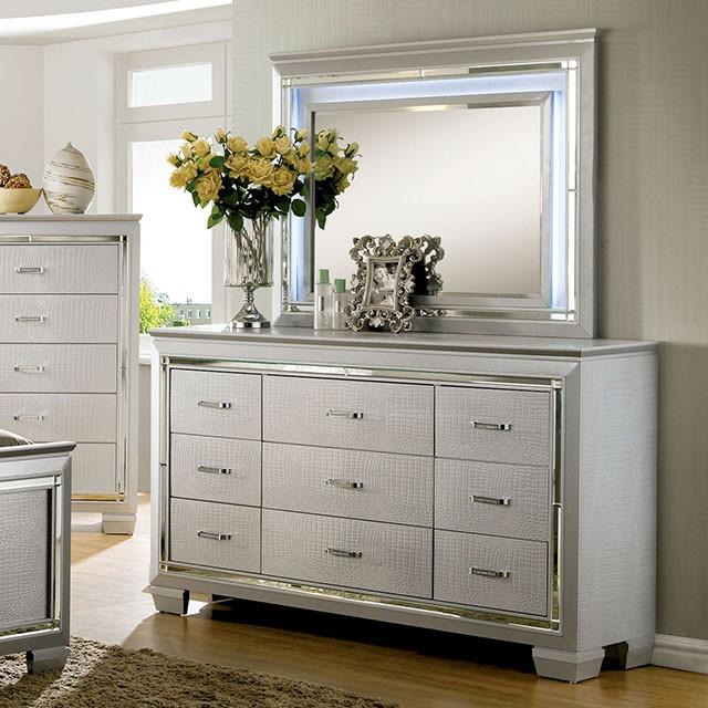 BELLANOVA Silver Mirror - Sweet Furniture (Columbus, Ohio)