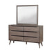 Lennart Gray Rectangular Mirror - Sweet Furniture (Columbus, Ohio)
