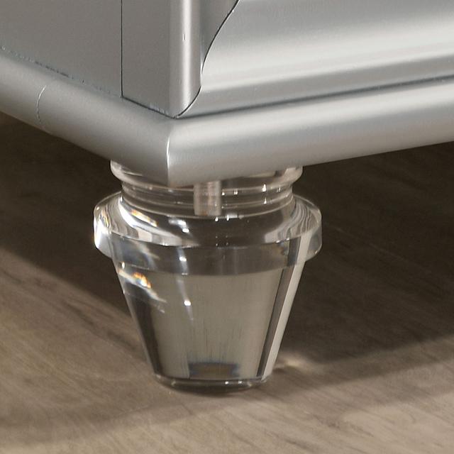 MADDIE Night Stand, Silver - Sweet Furniture (Columbus, Ohio)