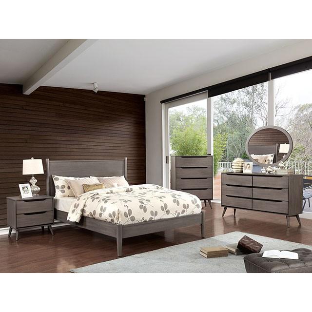 Lennart Gray Rectangular Mirror - Sweet Furniture (Columbus, Ohio)