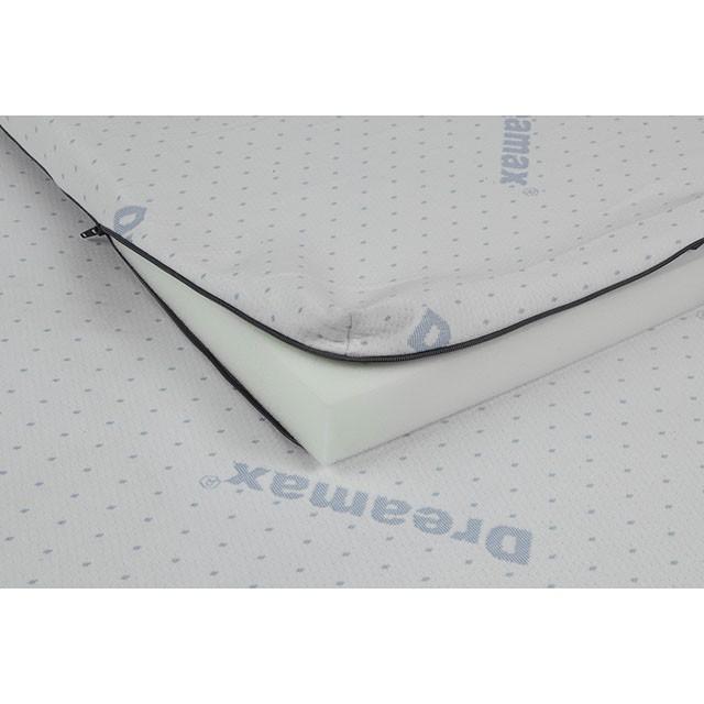 Ilene White NU-TEX Topper, E.King - Sweet Furniture (Columbus, Ohio)