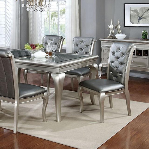 Amina Champagne Dining Table - Sweet Furniture (Columbus, Ohio)
