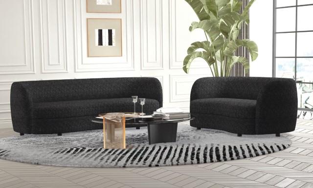 VERSOIX Loveseat, Black - Sweet Furniture (Columbus, Ohio)