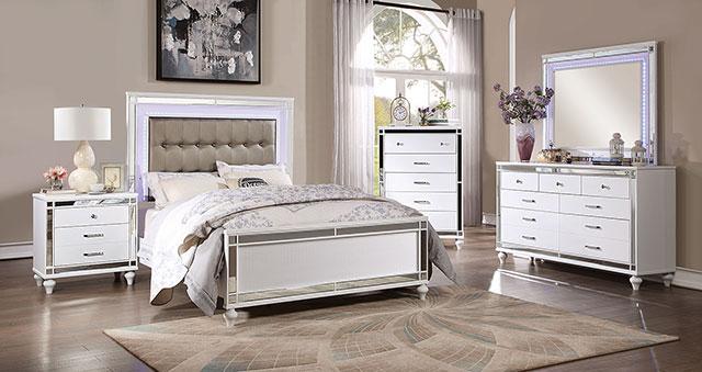 Brachium Queen Bedroom Set Silver