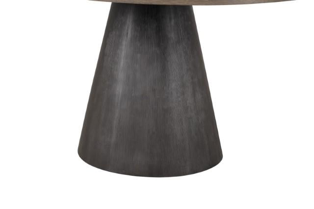 Broager 5 Pc Dining Table Set (White Caster Chairs) Rustic Oak - Sweet Furniture (Columbus, Ohio)