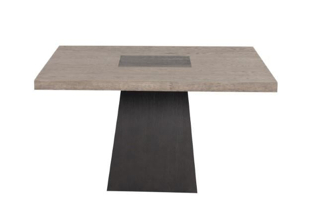 Broager 5 Pc Dining Table Set (White Swivel Chairs) - Sweet Furniture (Columbus, Ohio)