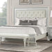 Stella Mia E.King & Queen Bed White & White - Sweet Furniture (Columbus, Ohio)