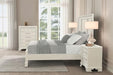 Stella Mia E.King & Queen Bed White & White - Sweet Furniture (Columbus, Ohio)