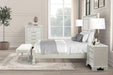 Stella Mia E.King & Queen Bed White & White - Sweet Furniture (Columbus, Ohio)