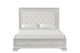 Stella Mia E.King & Queen Bed White & White - Sweet Furniture (Columbus, Ohio)