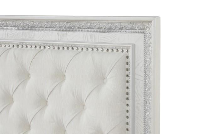 Stella Mia E.King & Queen Bed White & White - Sweet Furniture (Columbus, Ohio)