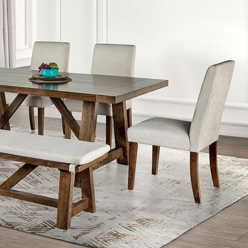 Losone Dining Table Set with Bench Rustic - Sweet Furniture (Columbus, Ohio)