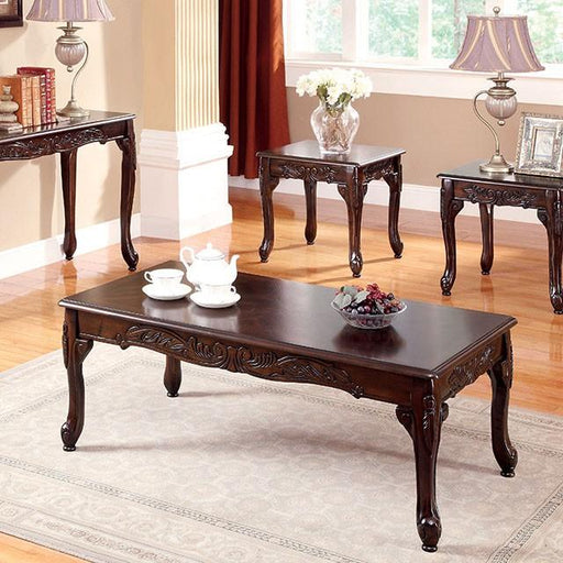 Cheshire Dark Cherry 3 Pc. Coffee Table Set image