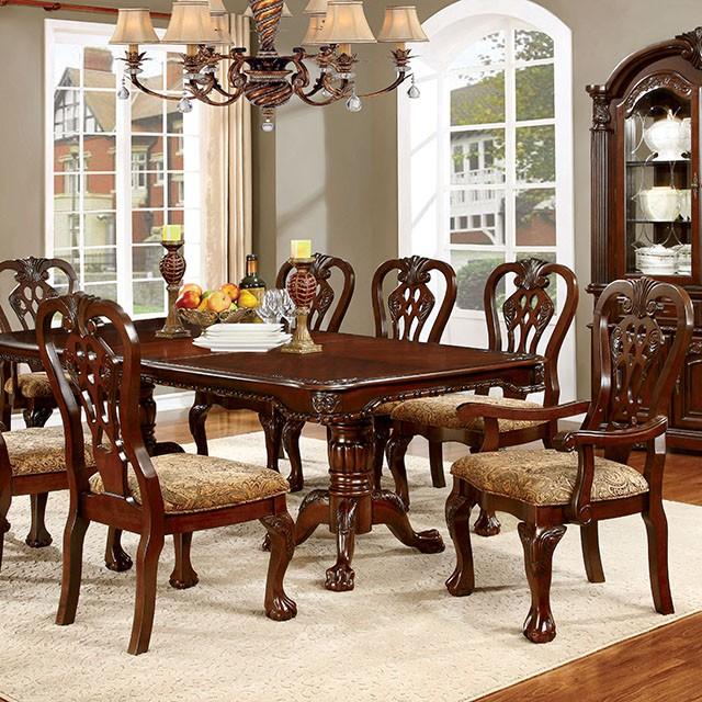 ELANA Brown Cherry Dining Table w/ 18" Butterfly Leaf - Sweet Furniture (Columbus, Ohio)