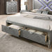 Emmeline 4 & 5 Piece Queen Bedroom Set Gray & White - Sweet Furniture (Columbus, Ohio)