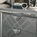Emmeline 4 & 5 Piece Queen Bedroom Set Gray & White - Sweet Furniture (Columbus, Ohio)