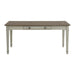 Farmington Rectangular Dining Table in Medium Brown and Washed Stone - Sweet Furniture (Columbus, Ohio)